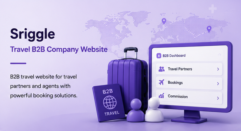 Sriggle travel B2B company category visual